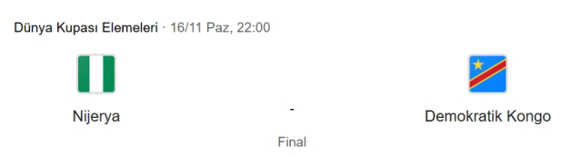 Nijerya Demokratik Kongo hangi kanalda? Nijerya Demokratik Kongo maçını hangi kanal verecek, nerede izlenir? Nijerya Demokratik Kongo hangi kanalda? Nijerya Demokratik Kongo maçını hangi kanal verecek, nerede izlenir?