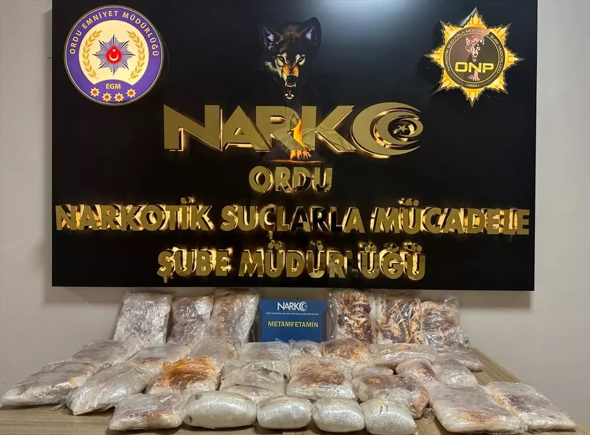 Ordu'da Uyuşturucu Operasyonu: 25 Kilo Sentetik Uyuşturucu Ele Geçirildi