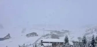 Ordu Yüksek Kesimlerine Kar Yağdı