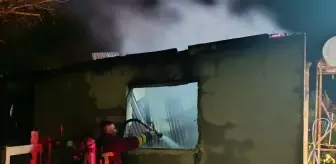 Osmaniye'de Elektrik Kontağından Yangın Çıktı