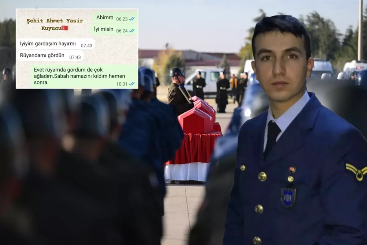 Şehit Ahmet Yasir Kuyucu'nun kardeşiyle yaptığı son konuşma tüyleri diken diken etti