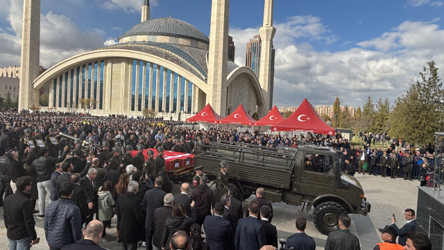 Turkey bid farewell to its martyrs! State officials gathered at the ceremony in Ankara