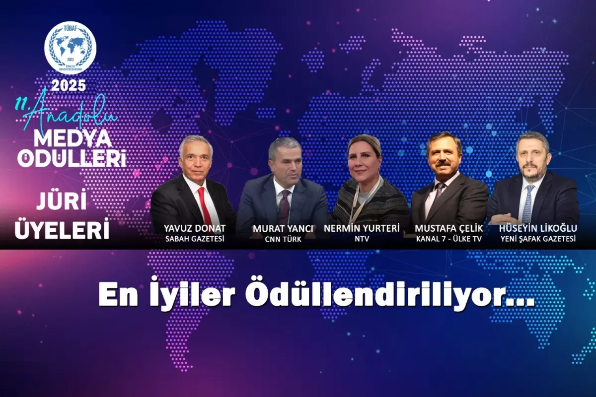 11. Anadolu Medya Ödülleri jürisi belli oldu