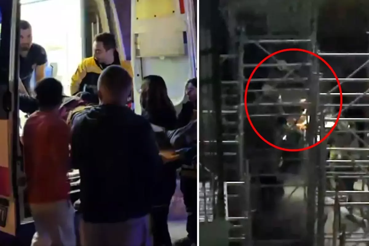 Beşiktaş’ta metro inşaatında çökme meydana geldi