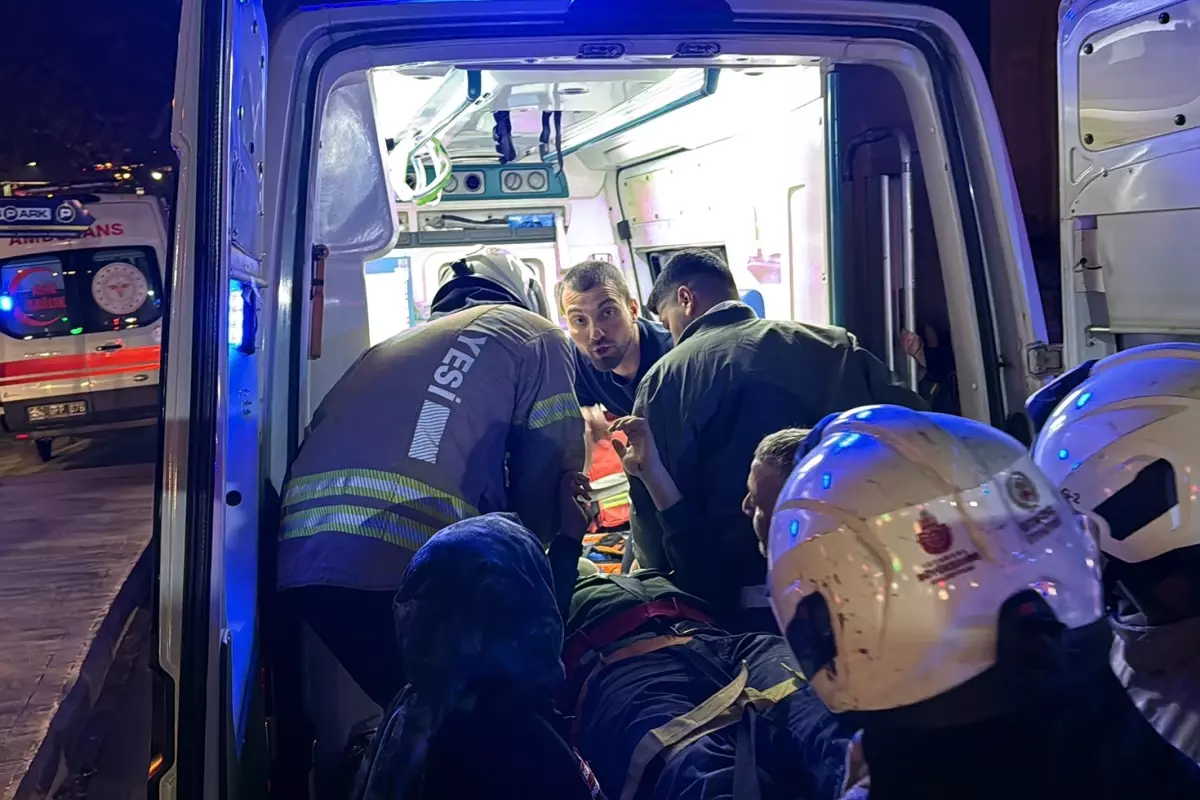 Beşiktaş’ta metro inşaatında çökme meydana geldi