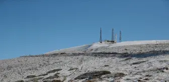 Bolu'nun Yüksek Kesimlerine Kar Yağdı