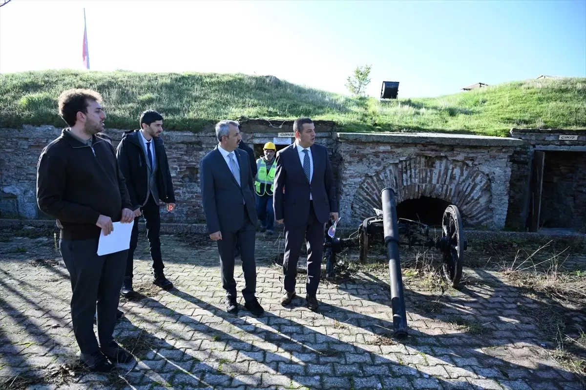 Edirne'deki tarihi Kıyık Tabya'da restorasyon çalışmaları başladı