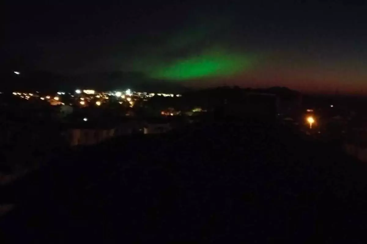 Görüntü Türkiye'den! Kuzey ışıkları o ilimizde görüldü
