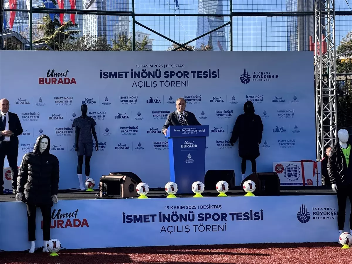 İBB'nin yenilediği Beşiktaş İsmet İnönü Spor Tesisi törenle açıldı