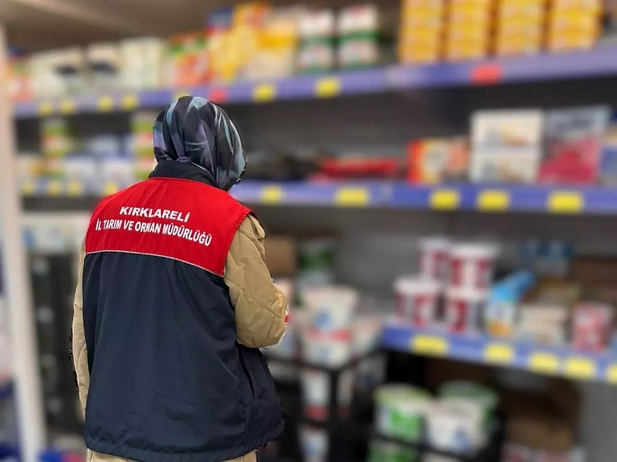Kırklareli'nde Gıda İşletmelerine Denetim