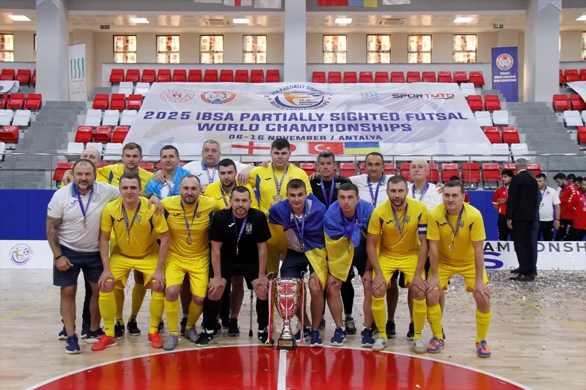 Kısmi Görme Engelliler Futsal Dünya Şampiyonası Antalya'da Tamamlandı