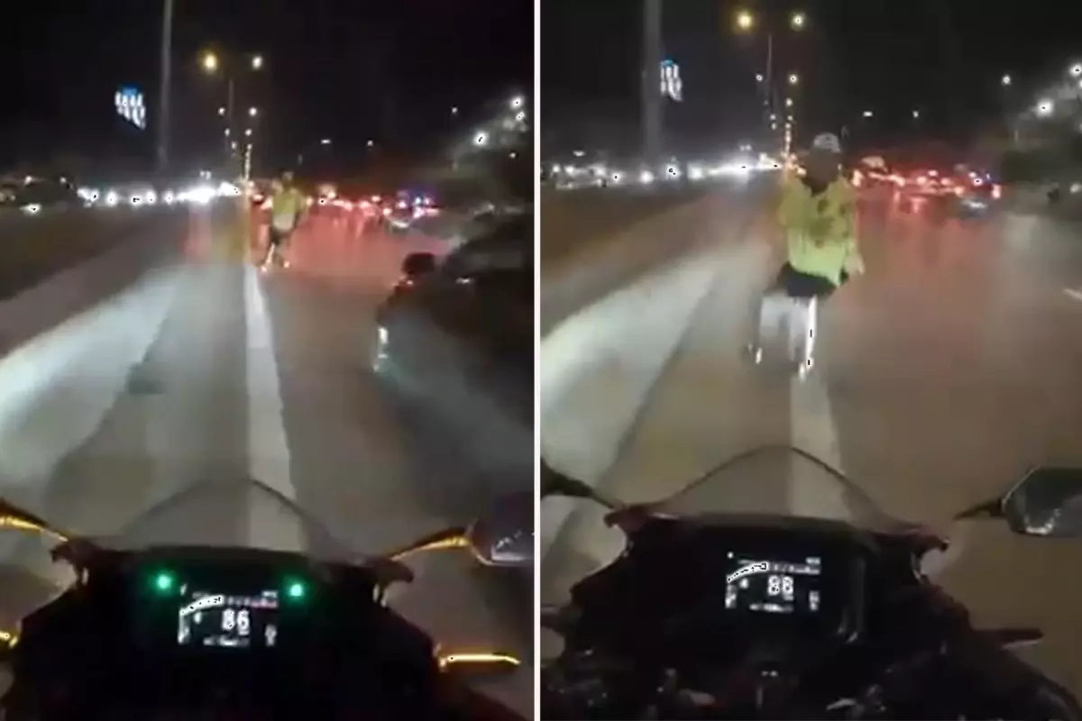 Maltepe'de motosikletin çarptığı trafik polisi yaralandı: Kaza anı kamerada