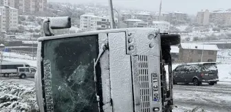 Nevşehir'de İşçi Servisi Devrildi: 14 Yaralı