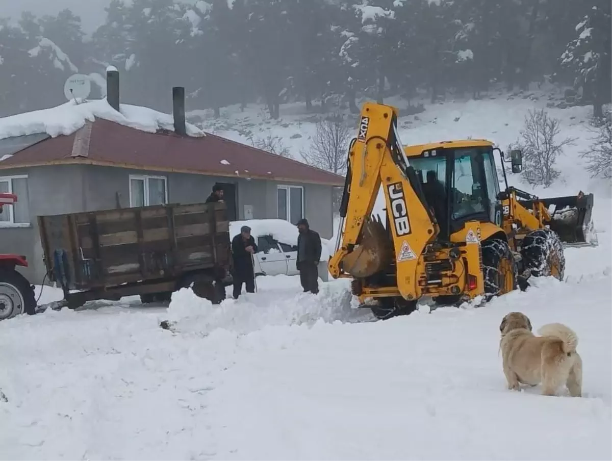 Ordu'da Kar Yağışı Yayla Yollarını Kapatmıştı, Ekipler Müdahale Etti