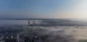 Edirne'de Sis, Selimiye Camii'ni Kapladı