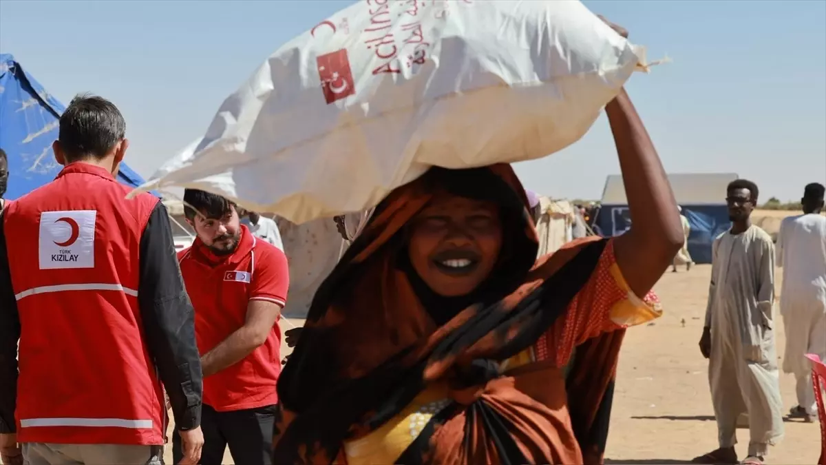 Türk Kızılay, Sudan'da Gıda Desteği Sağladı