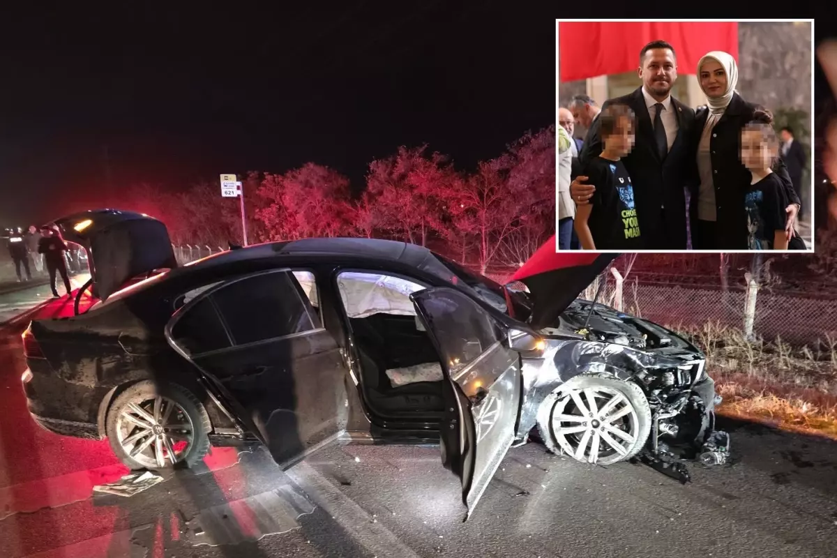 AK Partili vekil ölümden döndü, tıra çarpmaktan son anda kurtuldu