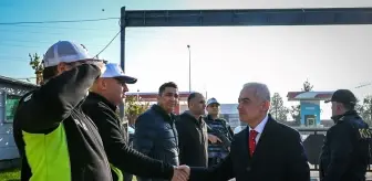 Kırklareli Valisi Uğur Turan'dan Babaeski Bölge Trafik Denetleme İstasyonu'na Ziyaret