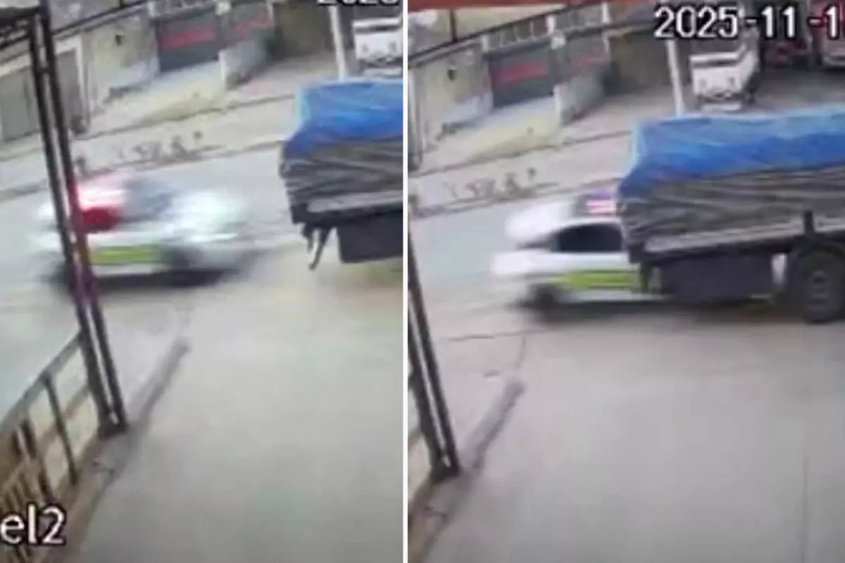 Manisa'da polisin şehit olduğu kaza kamerada