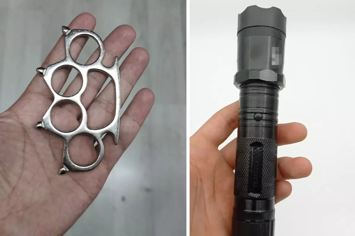 Muşta ve elektroşok cihazı taşırken yakalandı! Yediği ceza öyle böyle değil