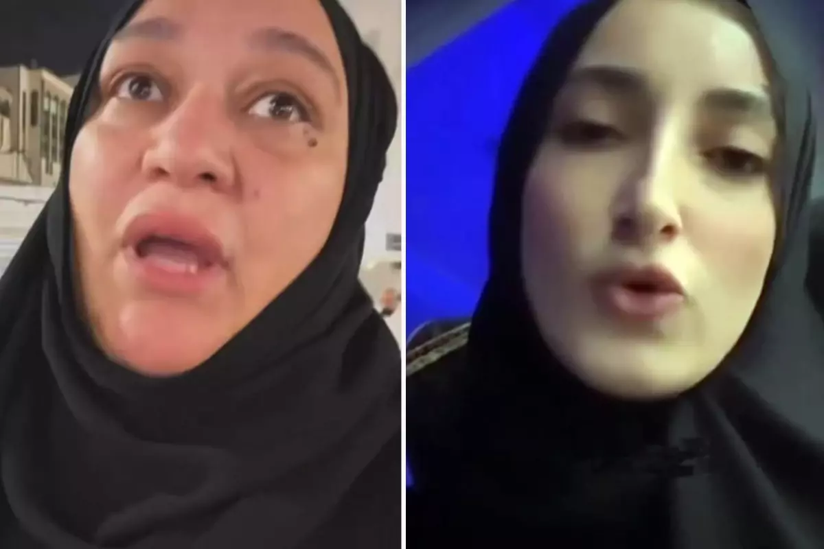 Yaşlı kadının Kabe'deki rezilliğine ortak oldu