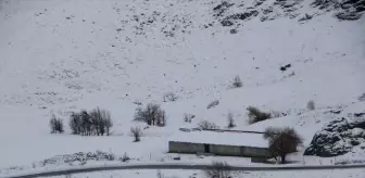 Hakkari Yüksekova'da Karla Karışık Yağmur Etkili Oldu