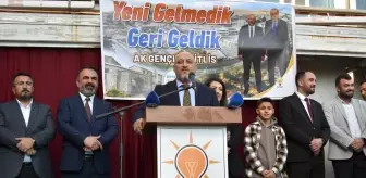 AK Parti Bitlis İl Başkanlığına atanan Günceoğlu göreve başladı