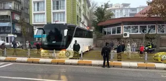 Edirne'de Kayan Otobüs Trafiği Felç Etti