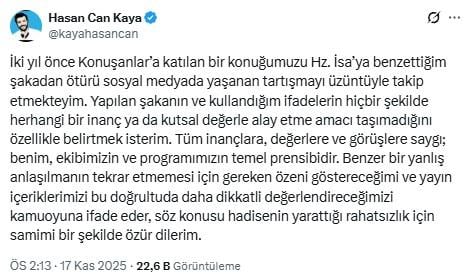 elestirilerin odagindaki hasan can kaya dan ozur 19262015 1787 m