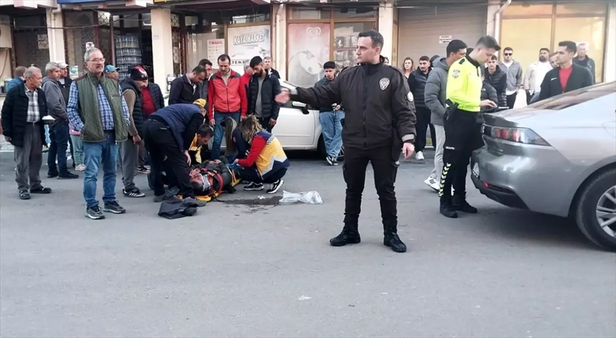 Gelibolu'da meydana gelen kazada motosiklet sürücüsü yaralandı