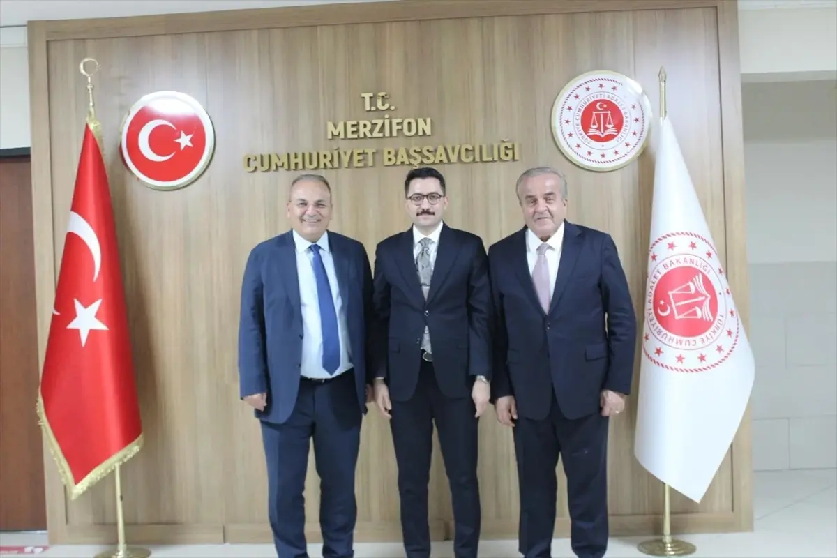 HSK ve Yargıtay Üyeleri Merzifon Adliyesi'nde Ziyaret Gerçekleştirdi