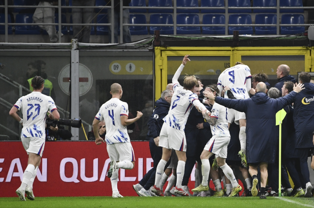 Norway sweeping Italy off the field, in the World Cup after 28 years