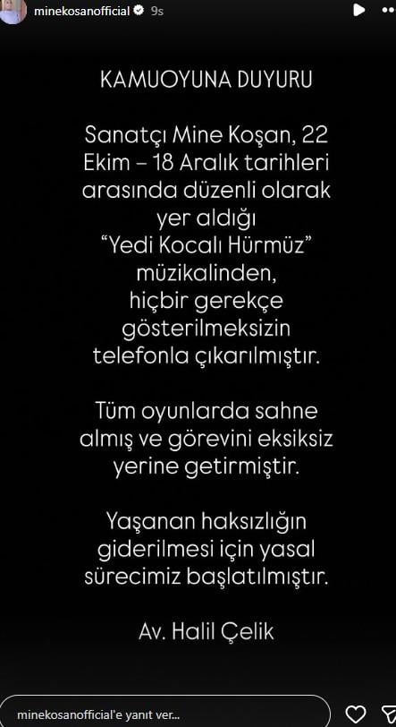 sahne krizi buyuyor mine kosan 7 kocali hurmuz 19260206 9425 m