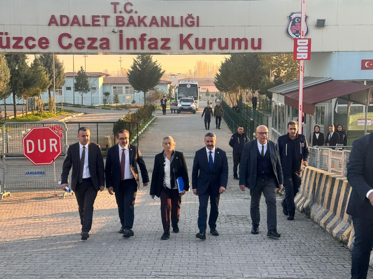 TBMM Heyeti Düzce Cezaevinde İnceleme Yaptı