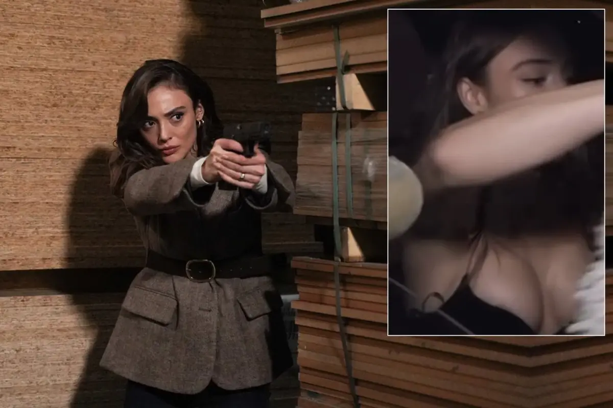 Teşkilat dizisinin Hilal'i Rabia Soytürk, zoom yapan muhabirin kurbanı oldu