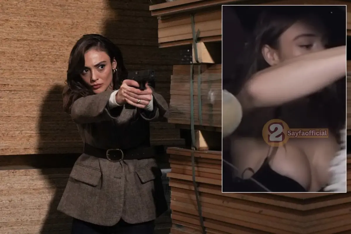 Teşkilat dizisinin Hilal'i Rabia Soytürk, zoom yapan muhabirin kurbanı oldu