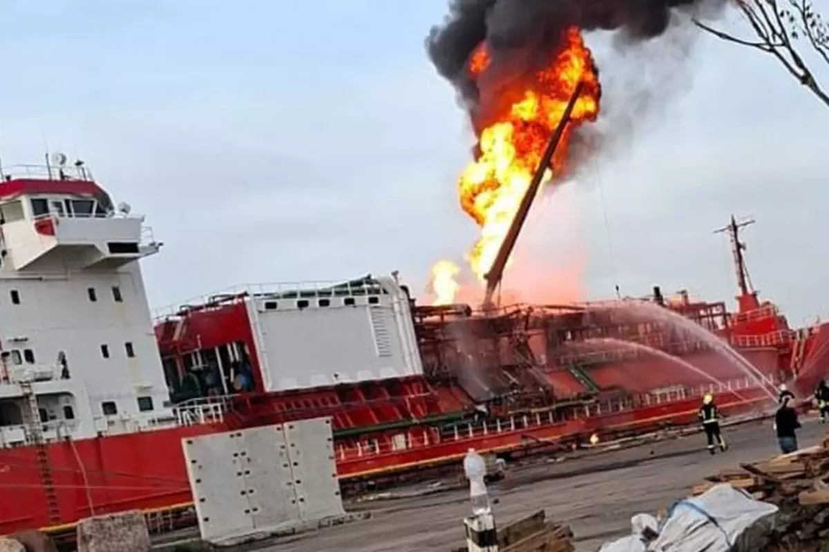 Türk tanker gemisine Ukrayna'da dron saldırısı