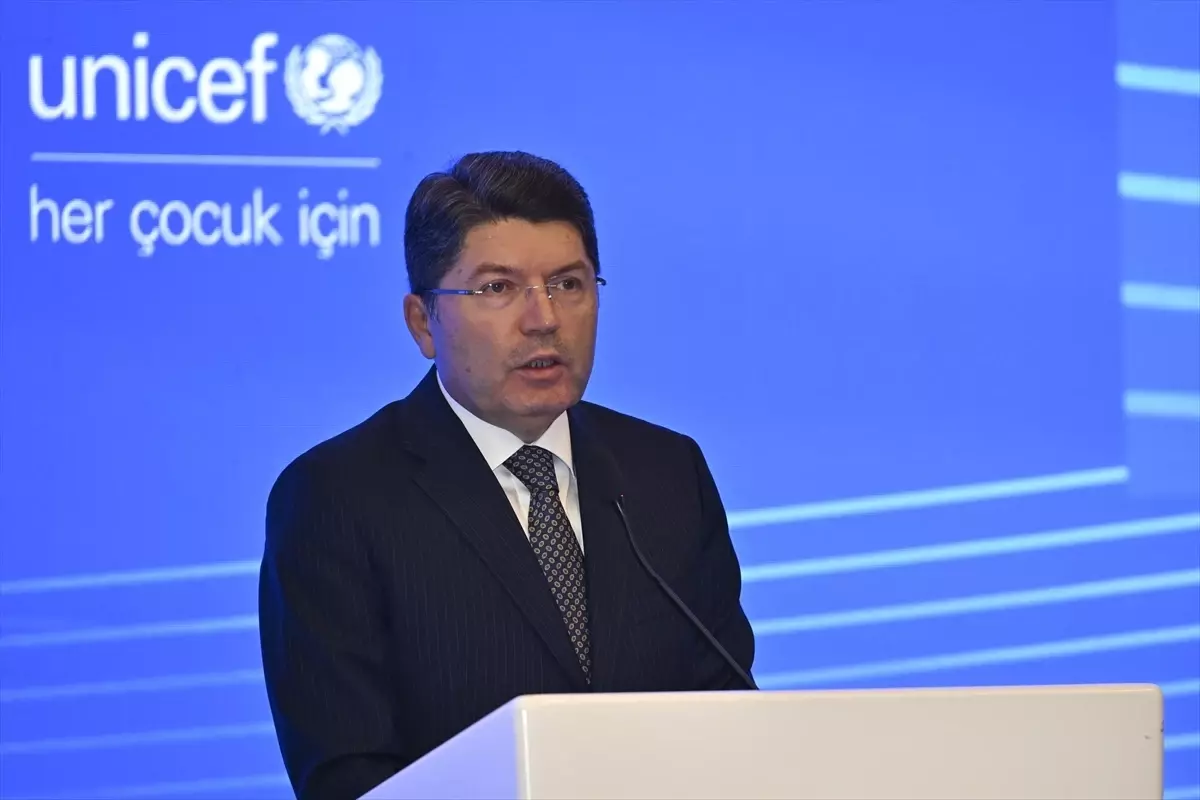 Bakan Tunç, Yargısal Süreçlerde Çocuklar için Koruyucu ve Onarıcı Yaklaşımlar Projesi'nin açılış töreninde konuştu Açıklaması