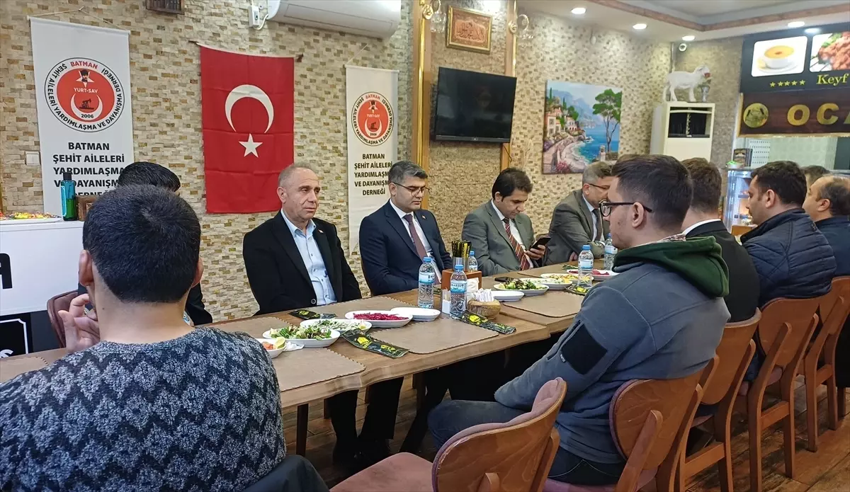 Batman'da şehit aileleri bir araya geldi