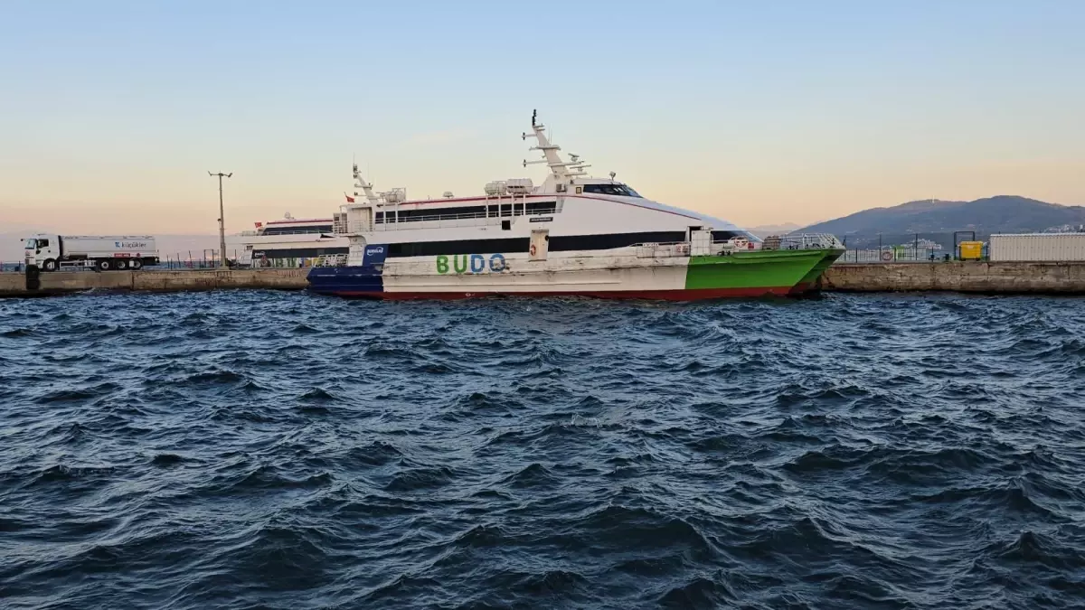 Bursa'da BUDO Seferleri Olumsuz Hava Koşulları Nedeniyle İptal Edildi