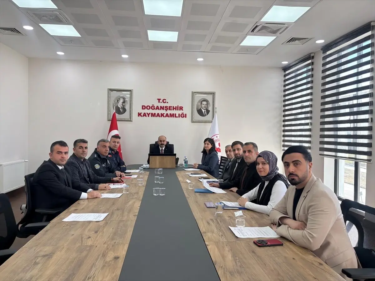 Doğanşehir'de Çocuk Koruma Kanunu Koordinasyon Toplantısı Yapıldı