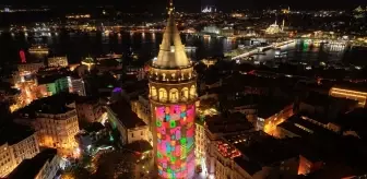 Türkiye E-Ticaret Haftası'nda Galata Kulesi'nde Görsel Şölen