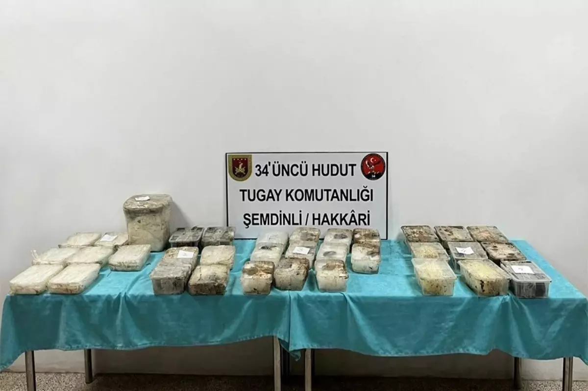 İran Hudut Hattında 81 Kilo Uyuşturucu Ele Geçirildi