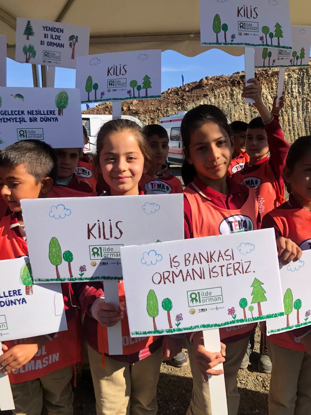 81 İlde 81 Orman Projesi Kilis'te Yeniden Hayata Geçti