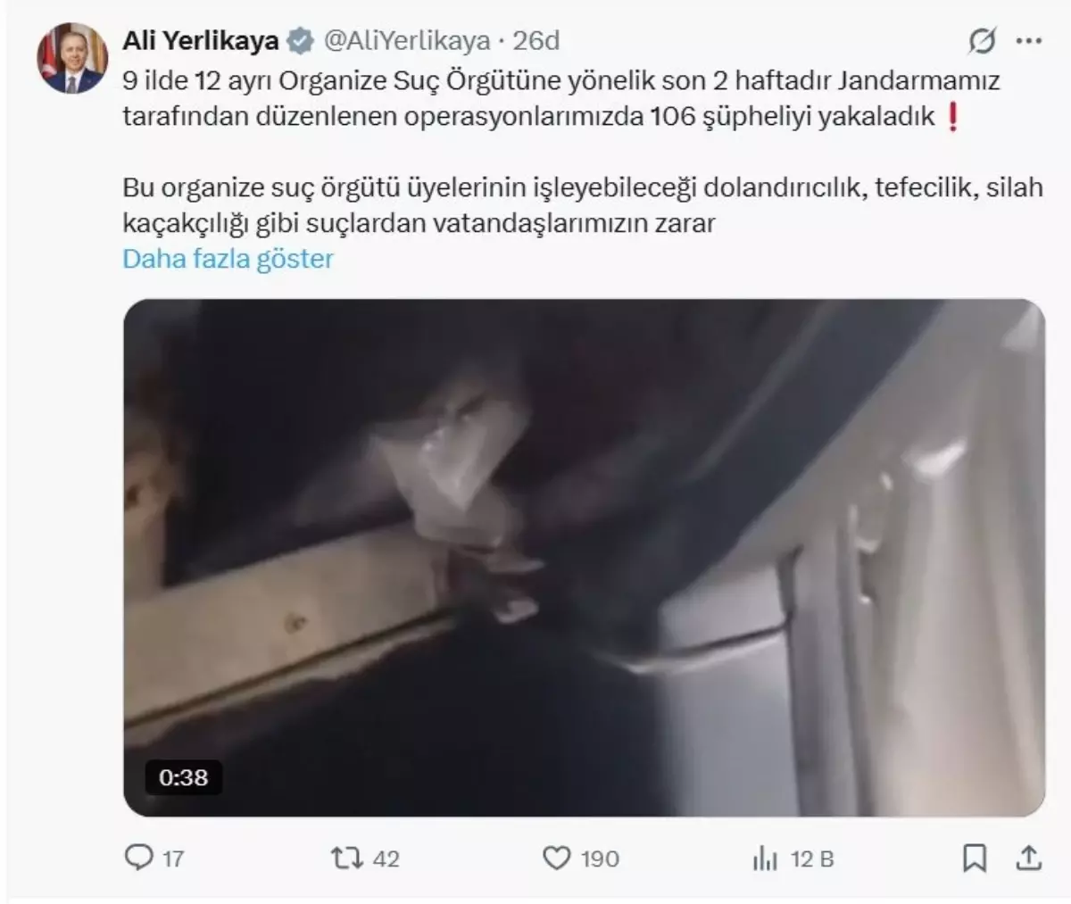 Organize Suç Operasyonlarında 106 Şüpheli Yakalandı