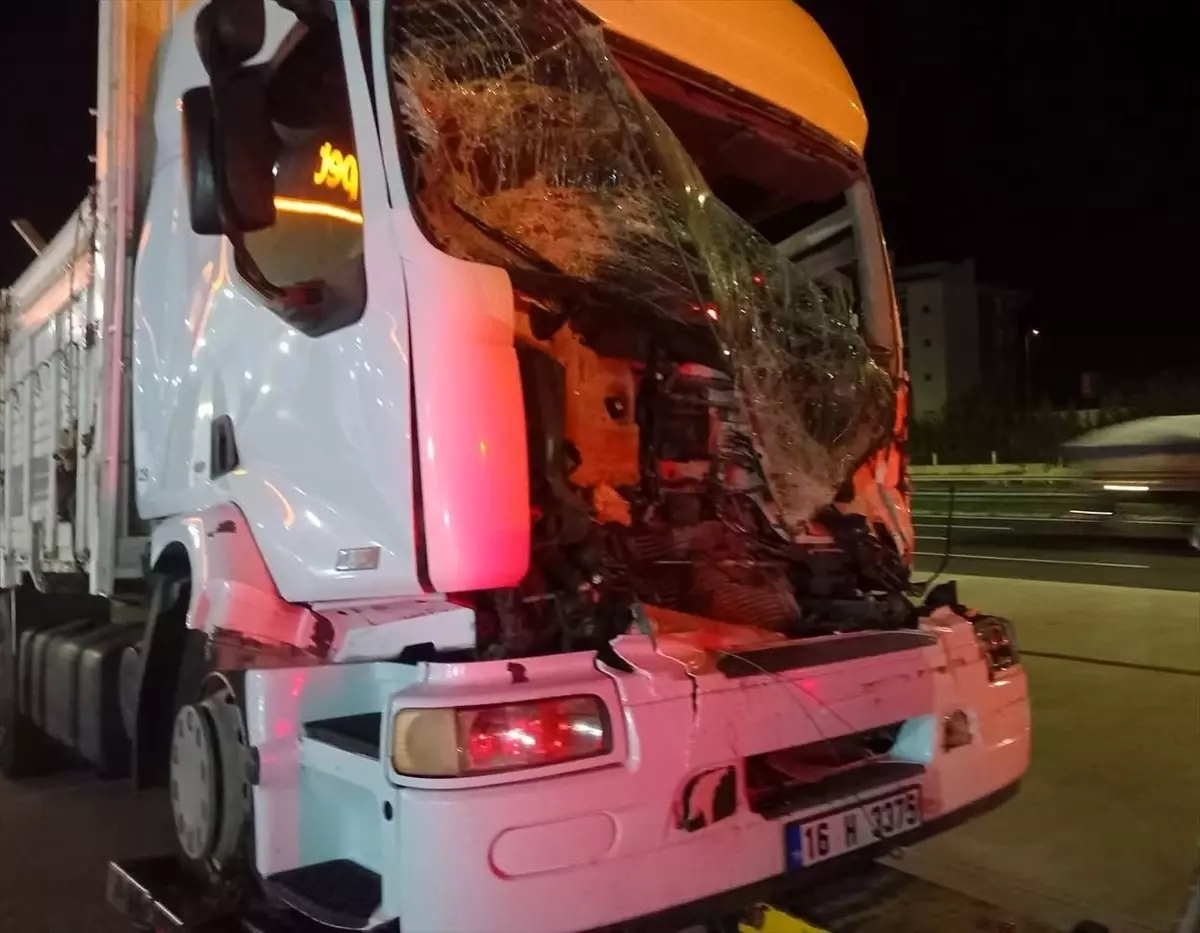 Kamyon Sürücüsü Kazada Hayatını Kaybetti
