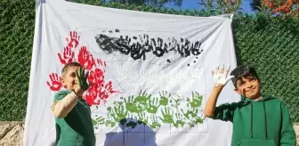 Eğil'de Öğrencilerden Filistin'e Destek Etkinliği