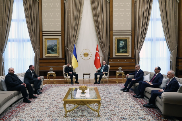 Erdoğan and Zelenski are meeting at Beştepe