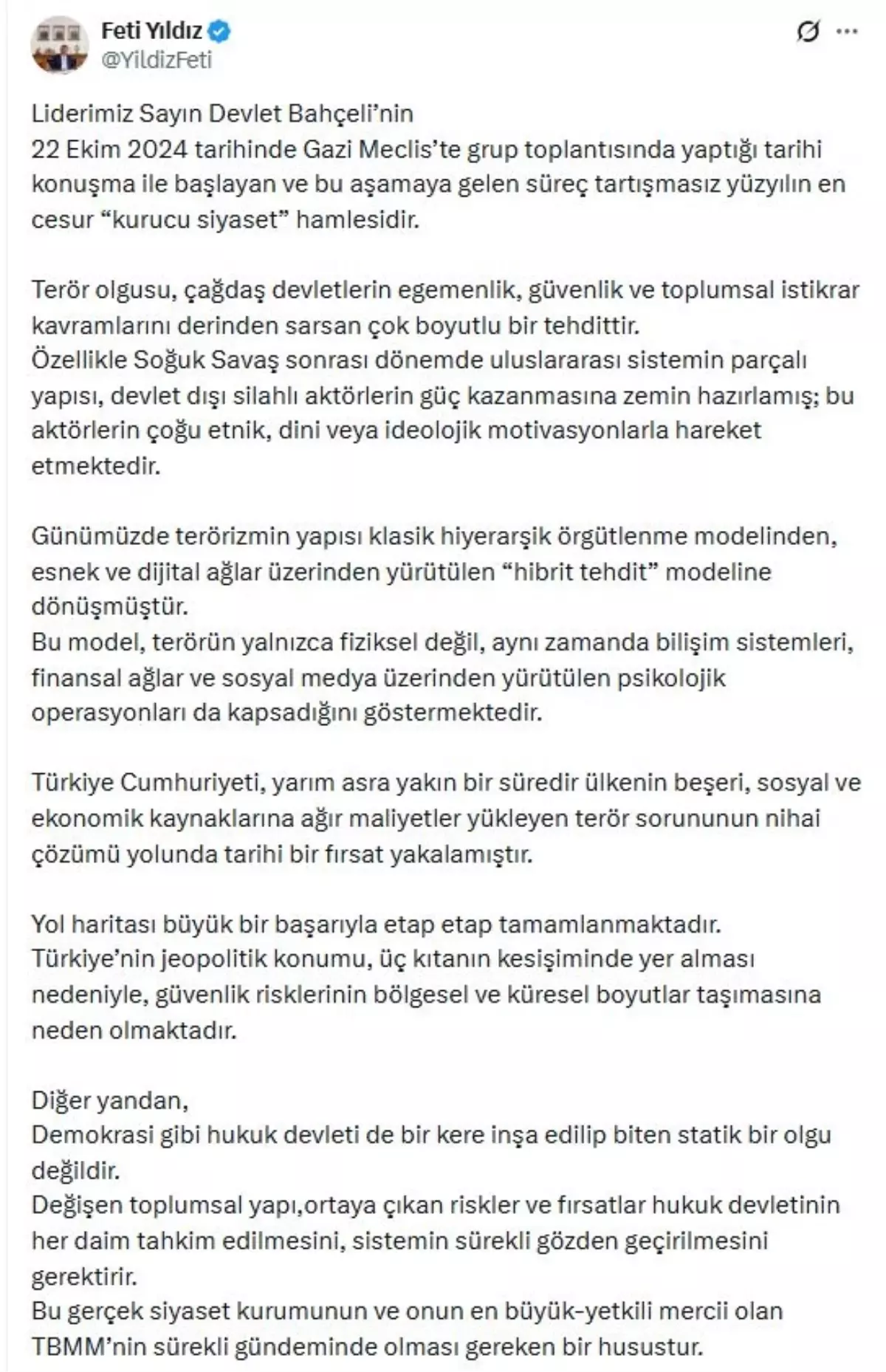 MHP'den İmralı Adası'na Heyet Gönderme Kararı