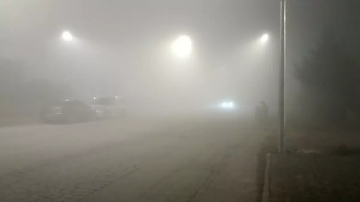Batman'da Yoğun Sis Etkili, Görüş Mesafesi 5 Metreye D düştü